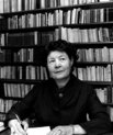 Black and white photo of Sally Salminen