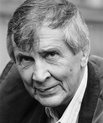 Black and white portait of Einojuhani Rautavaara.