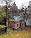 An old building during autumn