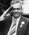 Black and white photo of Dirch Passer in 1974