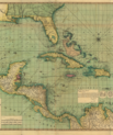 an old map of the danish colonies