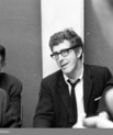 Black and white photo of Bo Widerberg