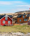 Two Norwegian 'hytter' during the summer months